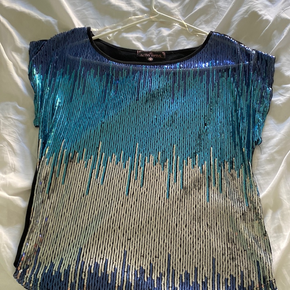 Sequin party top